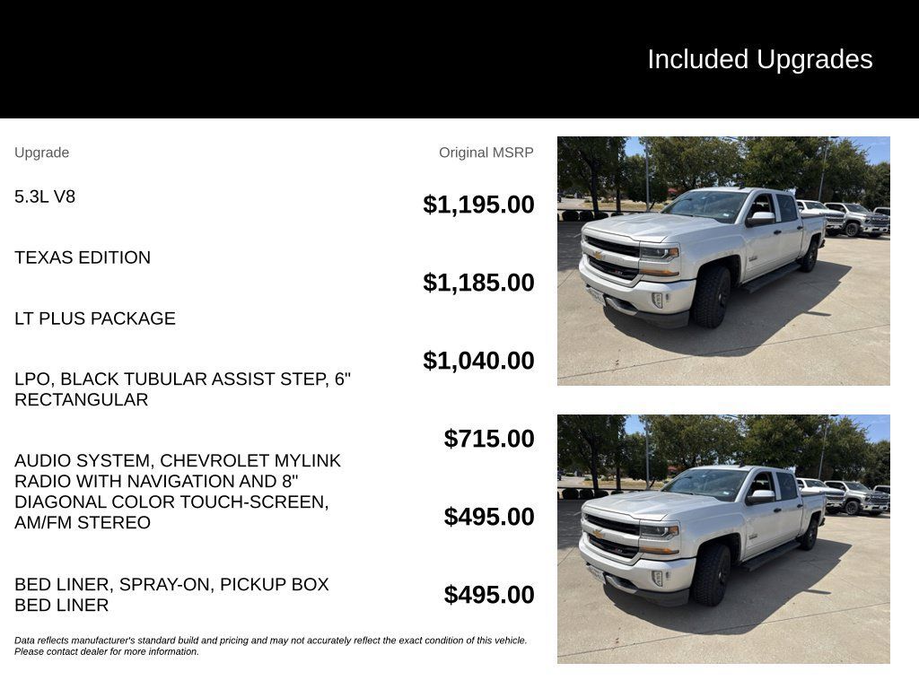Used 2018 Chevrolet Silverado 1500 LT w/ Texas Edition AWD/4WD image 3