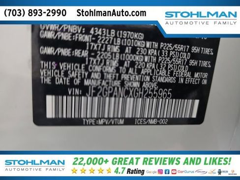 Used 2016 Subaru Crosstrek 2.0i Limited AWD/4WD image 39