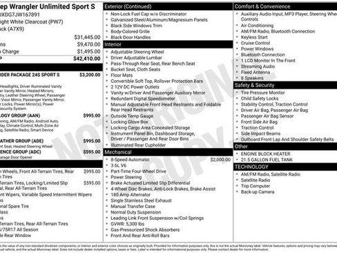 Used 2018 Jeep Wrangler Unlimited Sport S image 30