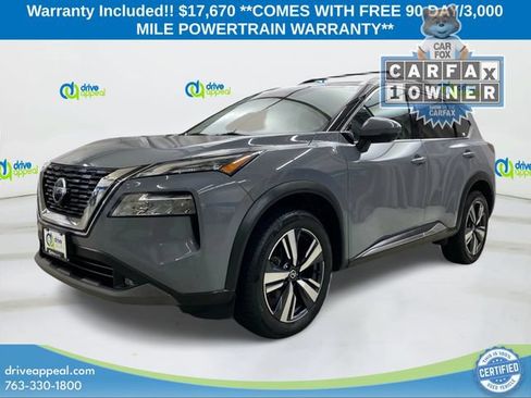 Used 2021 Nissan Rogue SL AWD/4WD image 1