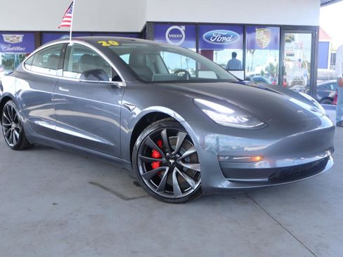 Used 2020 Tesla Model 3 Performance AWD/4WD image 3