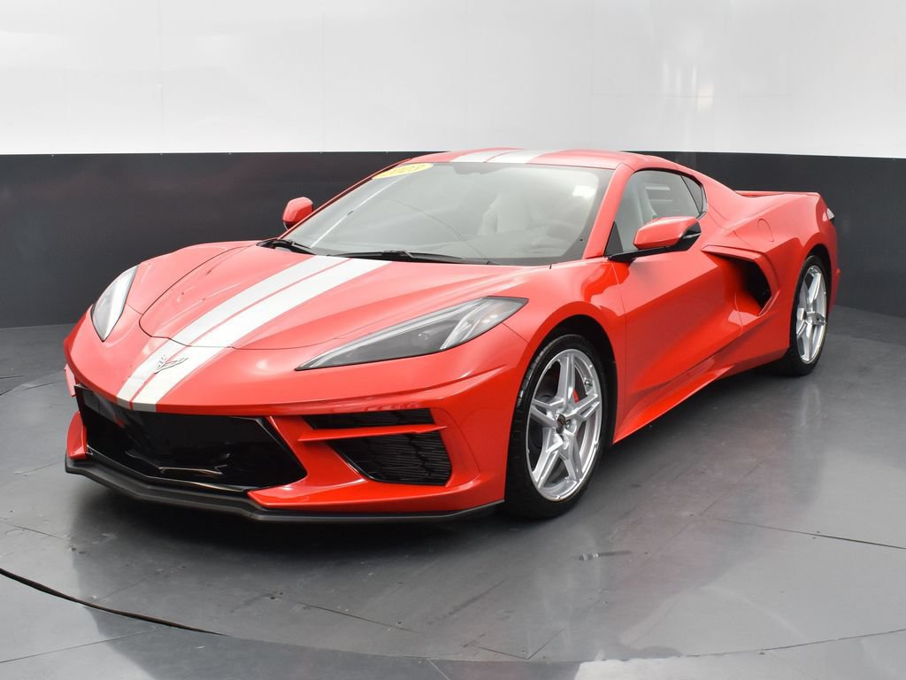 Used 2023 Chevrolet Corvette Stingray Coupe w/ Chrome Exterior Badge Package RWD image 3