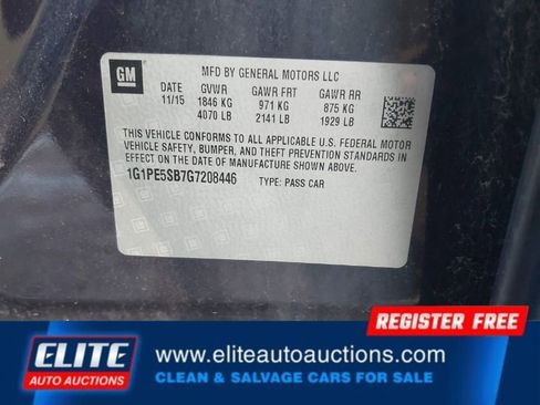 Used 2016 Chevrolet Cruze LT image 18