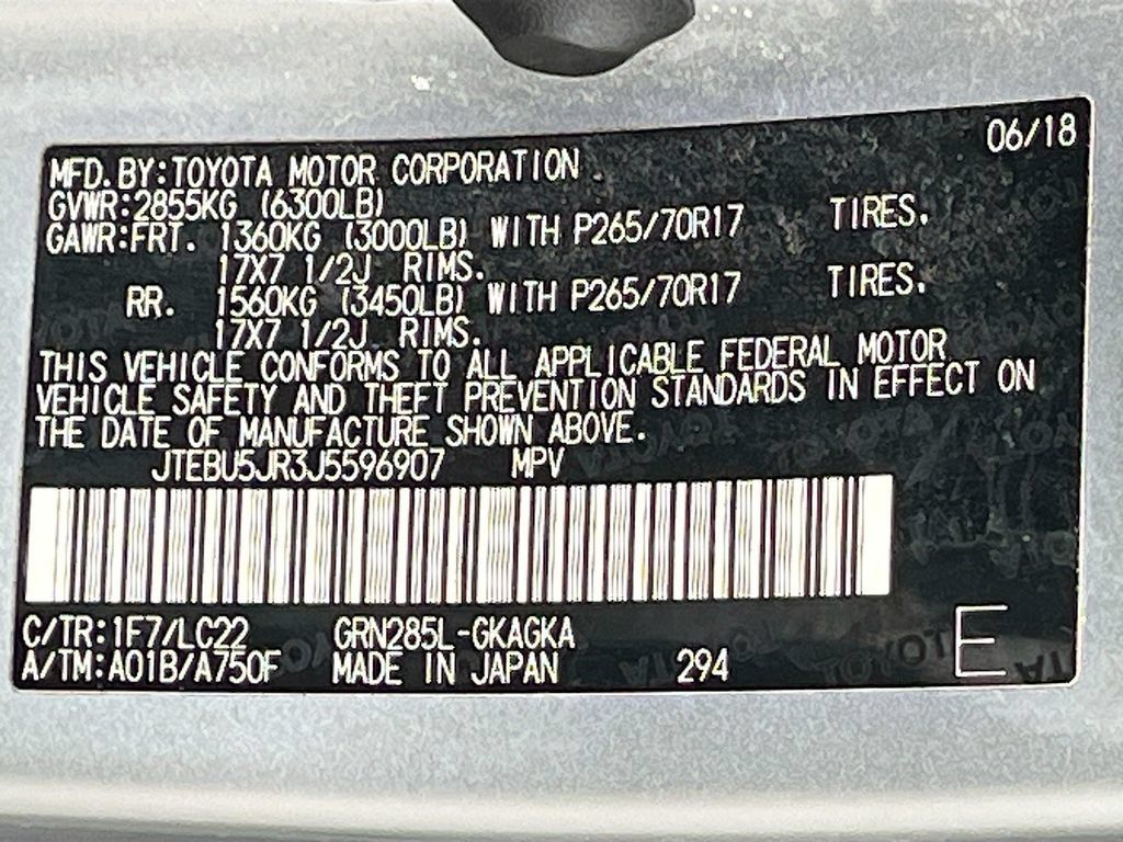 Used 2018 Toyota 4Runner TRD Off-Road Premium AWD/4WD image 32