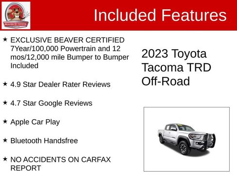 Used 2023 Toyota Tacoma TRD Off-Road AWD/4WD image 4