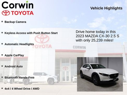 Used 2023 MAZDA CX-30 AWD 2.5 S image 6