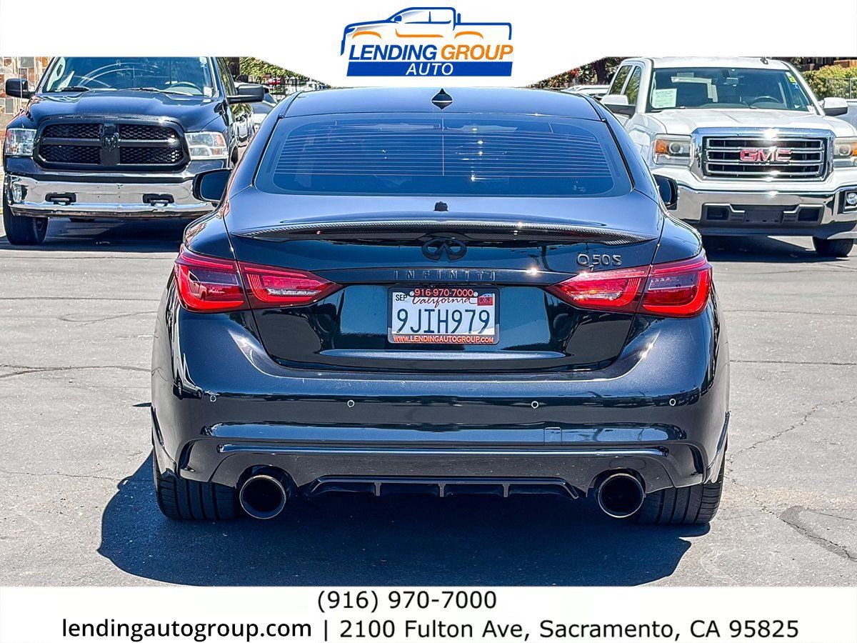 Used 2023 INFINITI Q50 Red Sport 400 w/ Black Opal Edition RWD image 3