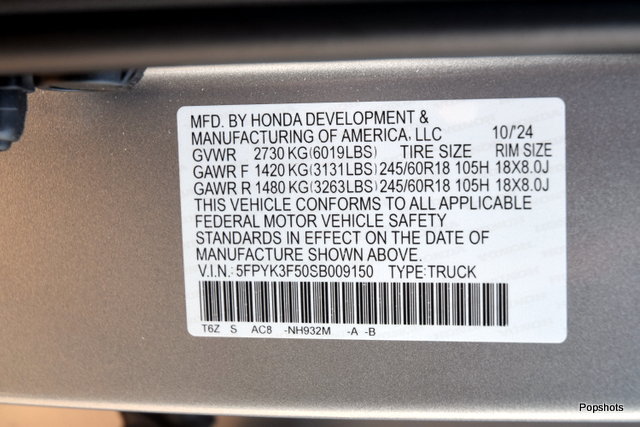 Used 2025 Honda Ridgeline RTL image 22
