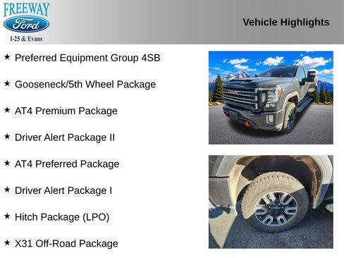 Used 2020 GMC Sierra 2500 AT4 w/ AT4 Premium Package AWD/4WD image 3