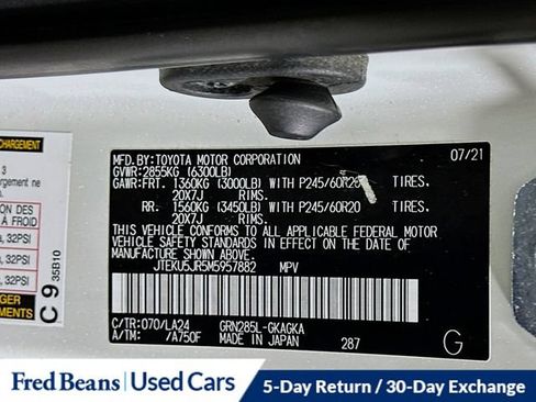 Used 2021 Toyota 4Runner Limited AWD/4WD image 39