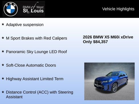 Used 2026 BMW X5 M60i AWD/4WD image 24