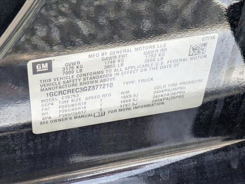 Used 2016 Chevrolet Silverado 1500 LT w/ All Star Edition RWD image 18
