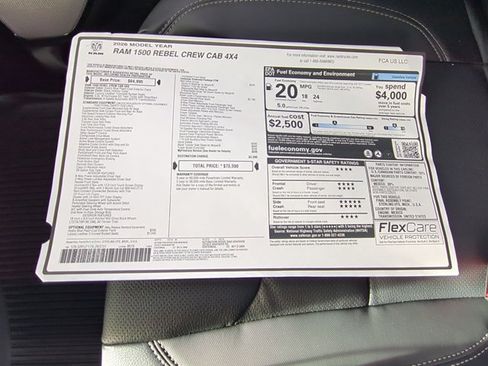 New 2026 RAM 1500 Rebel w/ Rebel Level 2 Equipment Group AWD/4WD image 18