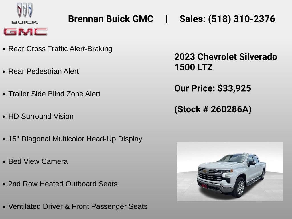 Certified 2023 Chevrolet Silverado 1500 LTZ w/ LTZ Premium Package AWD/4WD image 28