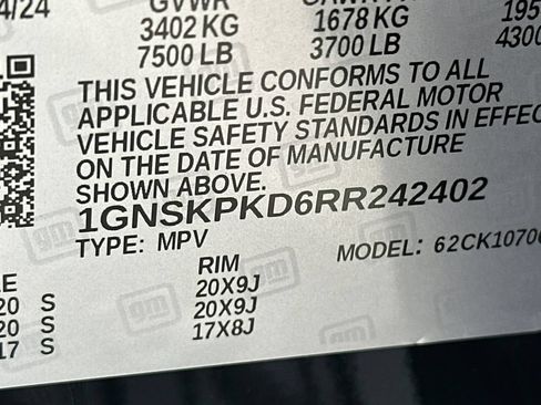 Used 2024 Chevrolet Tahoe Z71 AWD/4WD image 34