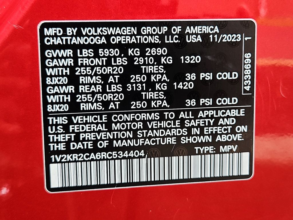Certified 2024 Volkswagen Atlas SE AWD/4WD image 27