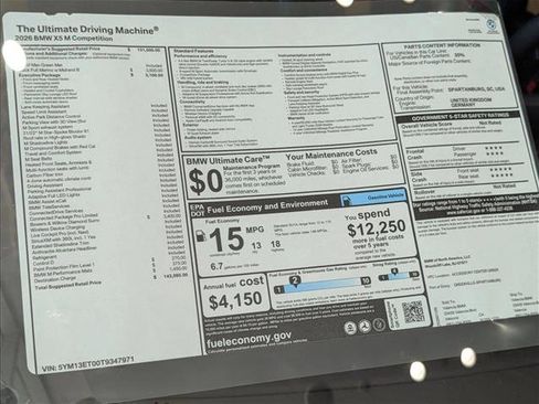 New 2026 BMW X5 M Competition AWD/4WD image 18