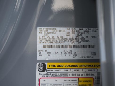 New 2025 Ford Expedition Platinum w/ Driver's Package image 56