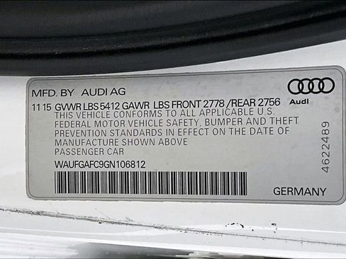 Used 2016 Audi A6 3.0T Premium Plus w/ S Line Sport Package image 43