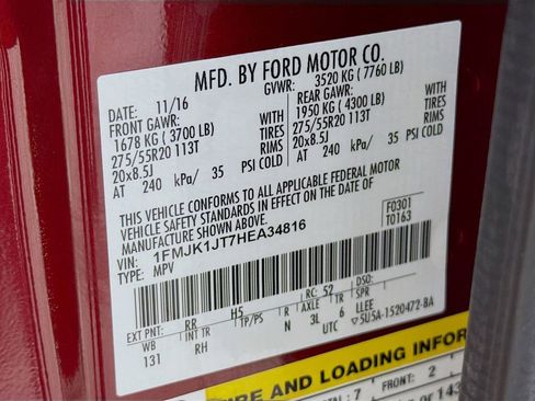 Used 2017 Ford Expedition EL King Ranch image 29