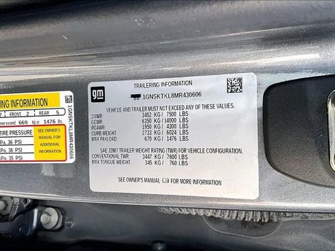 Used 2021 Chevrolet Tahoe High Country w/ Premium Package 2 image 36