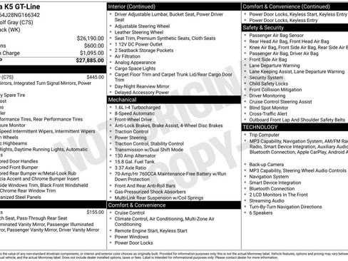 Used 2022 Kia K5 GT-Line FWD image 5