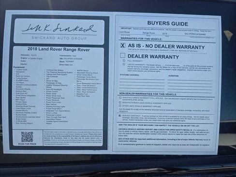Used 2018 Land Rover Range Rover Evoque SE AWD/4WD image 16