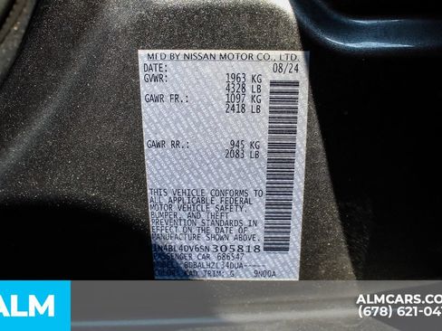 Used 2025 Nissan Altima 2.5 SV FWD image 40