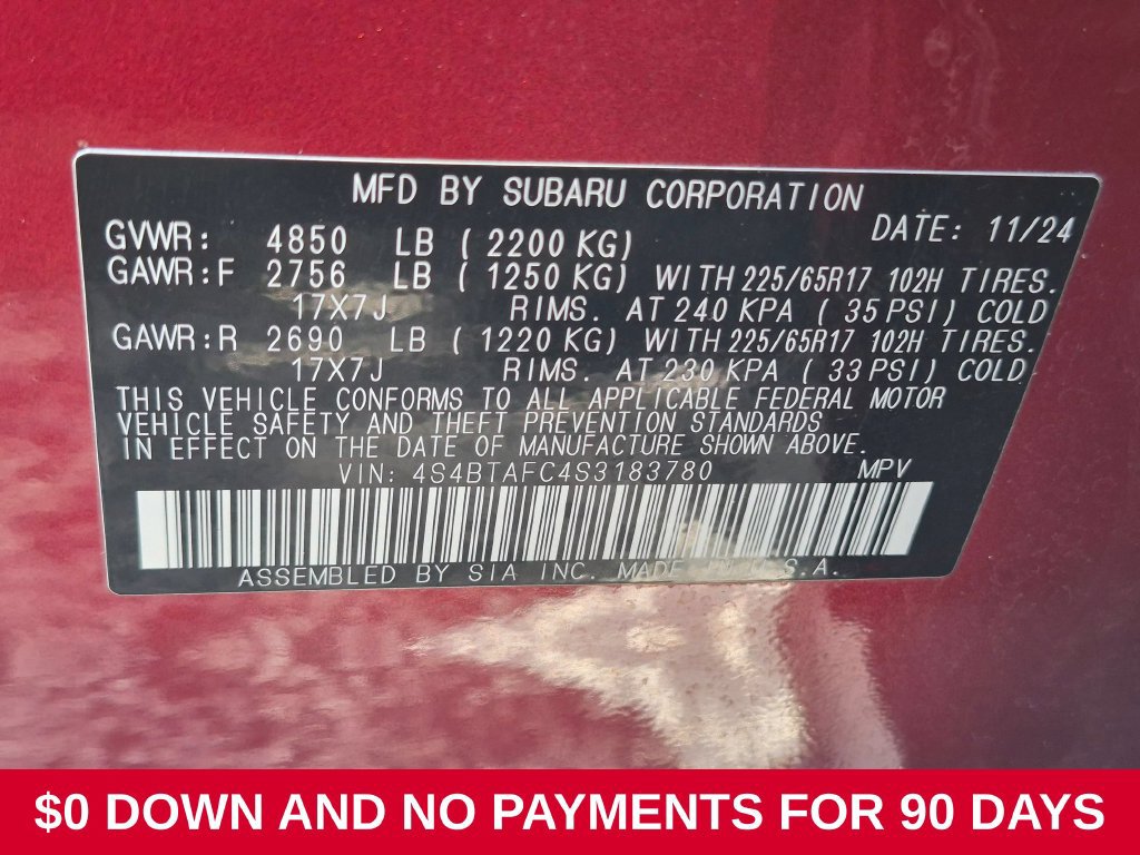 Used 2025 Subaru Outback Premium AWD/4WD image 33