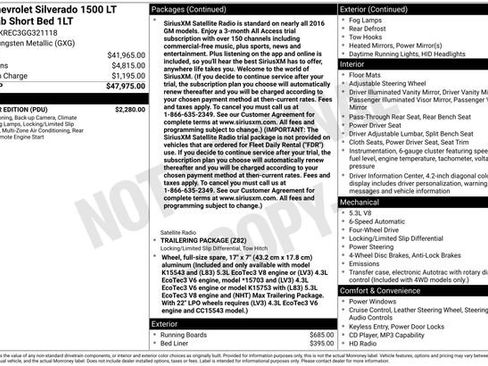 Used 2016 Chevrolet Silverado 1500 LT w/ All Star Edition image 15