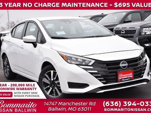 New 2025 Nissan Versa SV w/ Trunk Package image 1