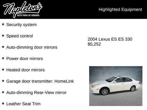 Used 2004 Lexus ES 330 330 image 3