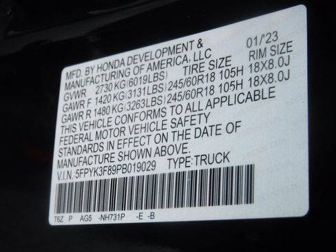 Used 2023 Honda Ridgeline Black Edition image 48