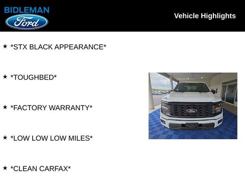 Used 2025 Ford F150 STX w/ STX Black Appearance Package AWD/4WD image 10