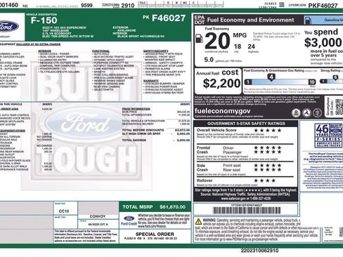 Used 2023 Ford F150 XLT w/ Equipment Group 302A High AWD/4WD image 5