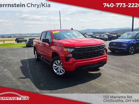 Used 2023 Chevrolet Silverado 1500 Custom w/ LPO, Dark Essentials Package AWD/4WD image 1