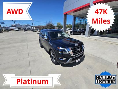 Used 2021 Nissan Armada Platinum w/ Captain's Chairs Package