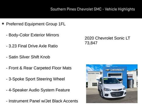 Used 2020 Chevrolet Sonic LT image 12