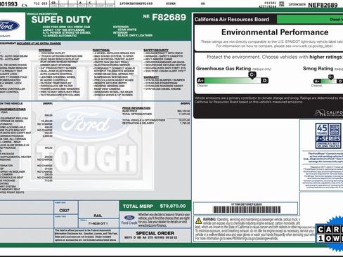 Used 2022 Ford F350 Lariat w/ Black Appearance Package image 57