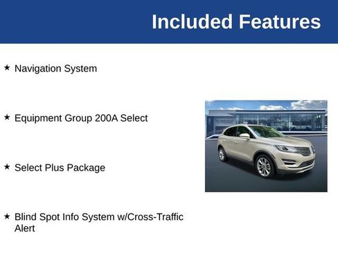 Used 2017 Lincoln MKC Select w/ Select Plus Package FWD image 5
