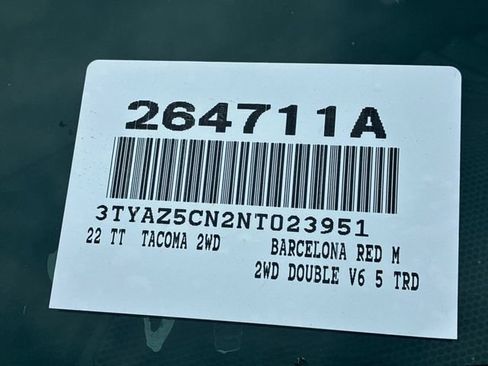 Used 2022 Toyota Tacoma SR5 w/ Technology Package RWD image 29