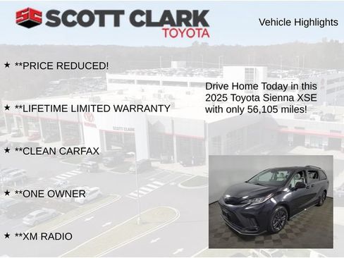 Used 2025 Toyota Sienna XSE w/ XSE Plus Package AWD/4WD image 13