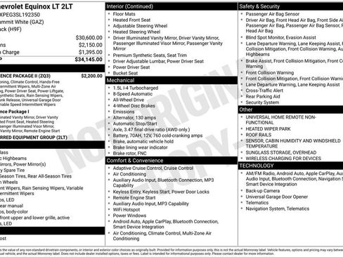 Used 2025 Chevrolet Equinox LT w/ Convenience Package II AWD/4WD image 2