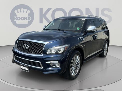 Used 2017 INFINITI QX80 4WD w/ Deluxe Technology Package image 1