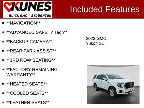 Used 2023 GMC Yukon SLT AWD/4WD image 2