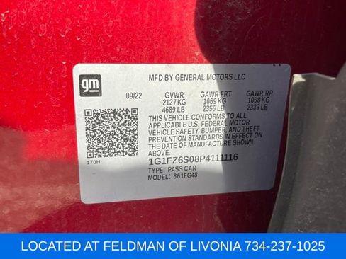 Used 2023 Chevrolet Bolt EUV Premier w/ Sun & Sound Package FWD image 10