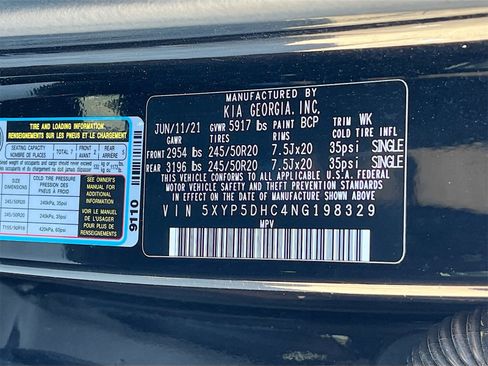 Used 2022 Kia Telluride SX w/ Nightfall Edition Package image 35