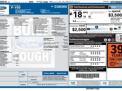 Used 2016 Ford F150 XLT w/ Equipment Group 302A Luxury image 7