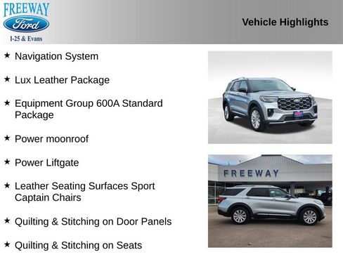 Used 2025 Ford Explorer Platinum w/ LUX Leather Package image 2