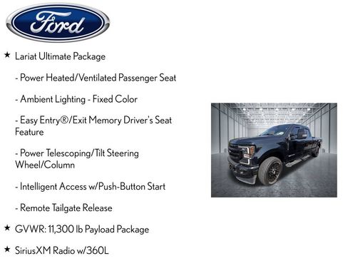 Used 2022 Ford F350 Lariat w/ Black Appearance Package AWD/4WD image 8